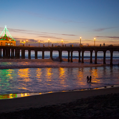 Manhattan Beach Pier. Photo Courtsey of Google Images